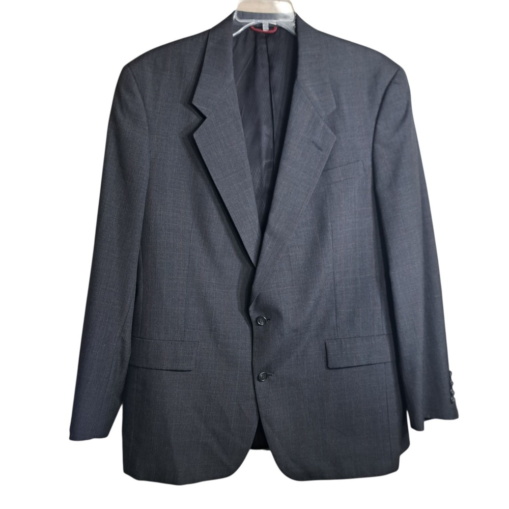 HART SCHAFFNER MARX Mens Charcoal CLASSIC FIT Suit Sport Coat Blazer Jacket 44L